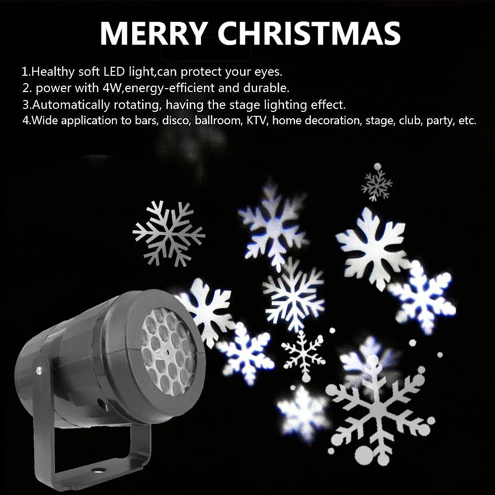 Christmas Snowflake Projector
