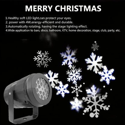 Christmas Snowflake Projector